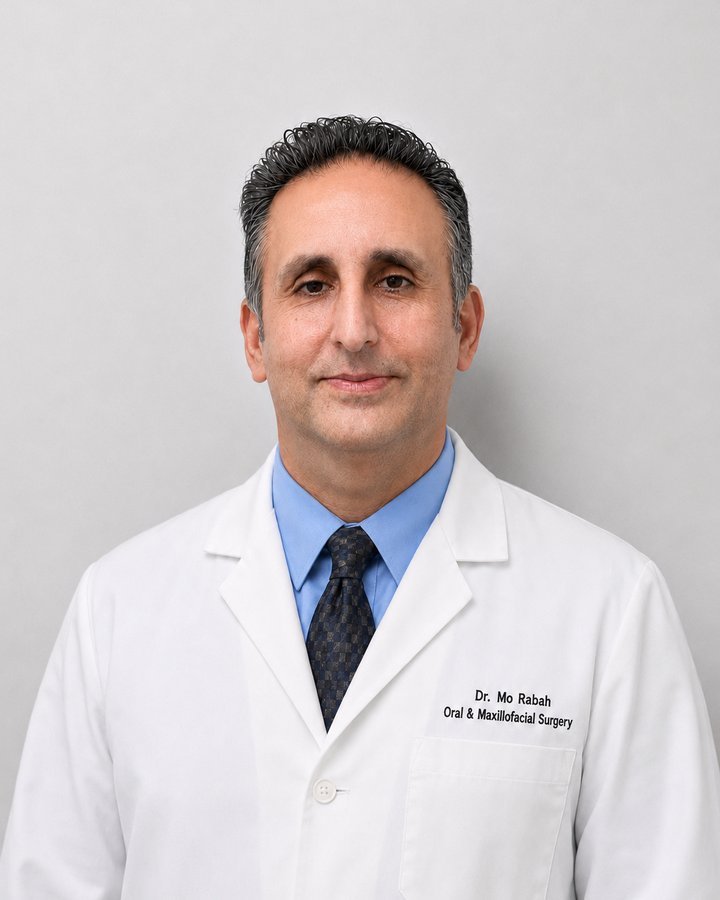 Dr. Mo Rabah, oral and maxillofacial surgeon at Master Dentistry Center